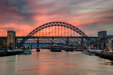 Newcastle Photos | Tyne Bridge Sunset Newcastle photos, newcastle prints Tyne Bridge, Bridge Sunset, Railway Bridges, Cathedral Church, Hilton Hotel, Newcastle Upon Tyne, Sydney Harbour Bridge, North East, Newcastle