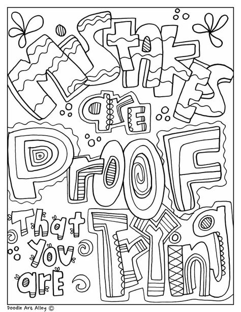 Classroom Doodles, Testing Encouragement, Motivational Printables, School Coloring Pages, Quote Coloring Pages, Color Quotes, Education Motivation, Education Kindergarten, Quotes For Students