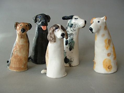 Kids Clay, Pottery Animals, 강아지 그림, Ceramic Dog, Keramik Design, Dog Sculpture, Pottery Classes, Ceramic Animals, Pottery Sculpture