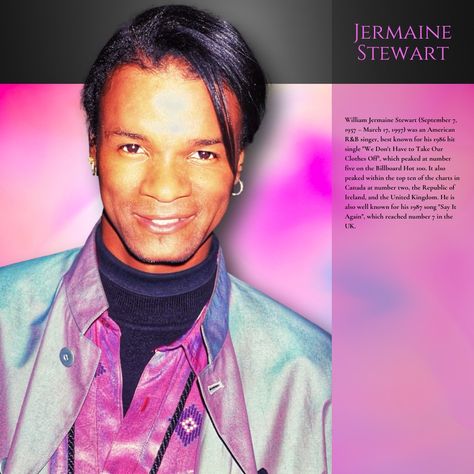 Jermaine Stewart, 80s Music, Republic Of Ireland, Hottest 100, Number 7, Number Two, The Republic, Choir, About Uk