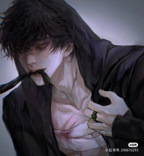 Vampire Drawings, Male Vampire, Vampire Boy, Vampire Art, Japon Illustration, Dark Anime Guys, 캐릭터 드로잉, Cool Anime Guys, Anime Men