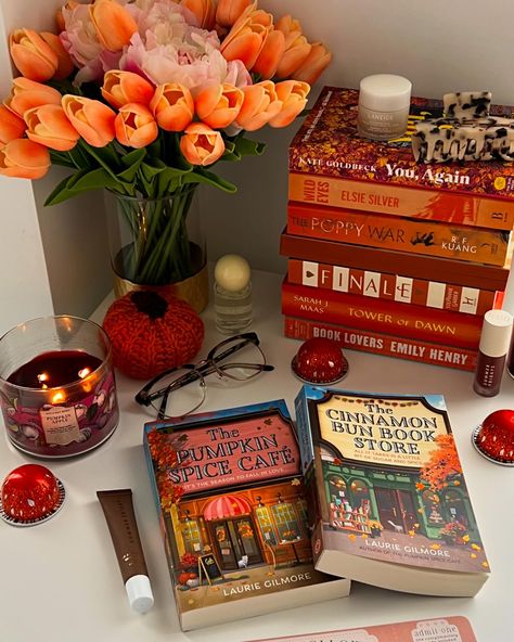 I hope this picture smells like spiced apple and cinnamon to you 🍂🧺🕰️🌰✨ QOTD: what’s one book you would recommend to everyone? 🍁 Trying to get some reading done this week so I can finally post some more recommendations and some mini reviews! I’ve been in a bit of a slump lately because I’ve just been focused on a load of other things but now that the weather is finally starting to cool down and get more dreary I’m excited to pick up some books from my tbr 🫶🏻 . . . . #book #booklover #reader... Autumn Books Aesthetic, Autumn Books, Romance Books Worth Reading, Apple And Cinnamon, Fall Mood Board, Bookstagram Inspiration, Fall Reading, Book Instagram, Fallen Book