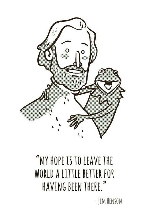 Jim Henson Wallpaper, Jim Henson Tattoo, Muppet Quotes, Muppets Quotes, Jim Henson Quotes, The Muppet Show, Wax Museum, Senior Quotes, People Of Interest