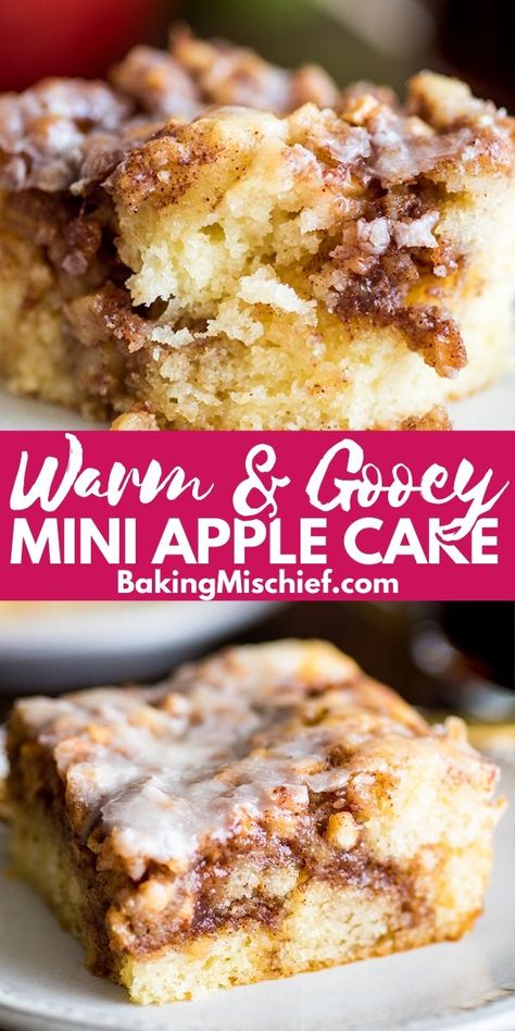 Apple Recipes Small Batch, Non Traditional Apple Pie, Single Serve Coffee Cake, Small Batch Apple Dessert, Small Apple Cake Recipe, Apple Dessert For Two, Dessert Small Batch, Single Apple Dessert, Small Batch Apple Cake Recipe