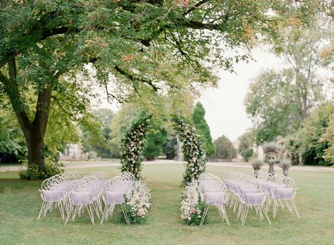 Stunning 40 Person Lavender And Rose Wedding In Champagne, France Rose Color Palette, Champagne France, Champagne Region, Champagne Tower, Chateau Wedding, Rose Wedding, Destination Weddings, Rose Color, Style Me Pretty