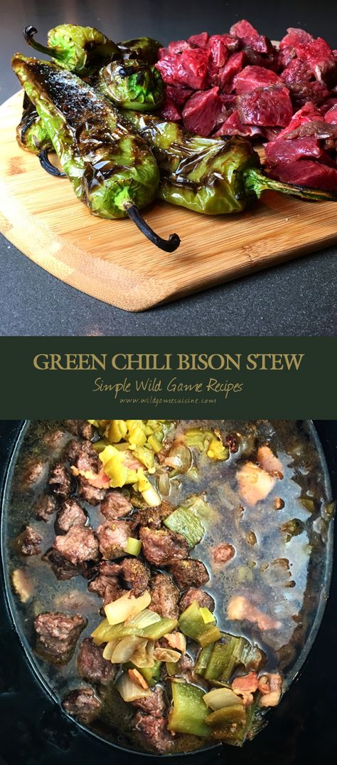 Buffalo Stew Meat Recipe, Bison Stew Recipes, Buffalo Recipes Meat, Bison Chuck Roast Recipes, Bison Stew Meat Recipes, Bison Roast Recipes, Bison Meals, Buffalo Stew, Ground Bison Recipes Healthy