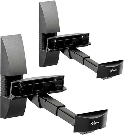 Amazon.com: Vogel's Universal Speaker Wall Mount - VLB 200 B for Satellite Speakers max 44 lbs, set of 2 mounts, Black: Home Audio & Theater Speaker Wall, Speaker Wall Mounts, Speaker Brackets, Cool Bookshelves, Speaker Mounts, Best Speakers, In Wall Speakers, Diy Speakers, Wall Mounts