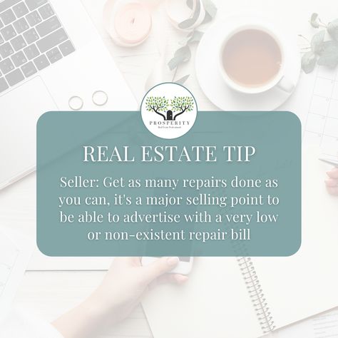 Seller Tips, Real Estate Seller Tips, Seller Tips Real Estate, Tuesday Tip Real Estate, Pending Real Estate Post, Listing Descriptions Real Estate, Real Estate Listing Social Media Posts, Sellers Guide Real Estate, Graphic Design Portfolio Cover