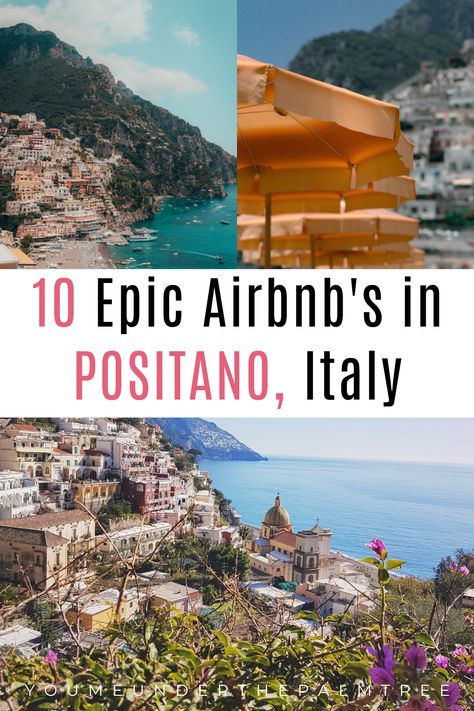 Positano Italy Itinerary, How To Get From Rome To Positano, Amalfi Coast Airbnb, Where To Stay In Positano Italy, Costa Amalfi, One Day In Positano, Italy Airbnb, Best Hotels In Italy Amalfi Coast, Positano Villa