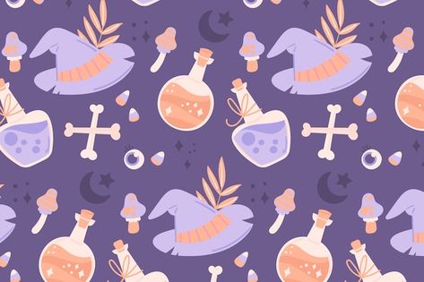 Flat halloween pastel pattern background | Premium Vector #Freepik #vector #background #pattern #halloween #celebration Pastel Pattern Background, Fursona Inspiration, Pasteles Halloween, Brush Strokes Pattern, Halloween Post, Pastel Roses, Halloween Vector, Arabic Pattern, Pastel Pattern