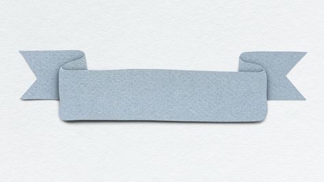 Gray ribbon paper craft banner mockup | premium image by rawpixel.com / Minty Ribbon Label, Banner Mockup, Ribbon Paper, Gray Ribbon, 17th Birthday Ideas, Floral Banners, Grey Ribbon, Ribbon Banner, Bear Party