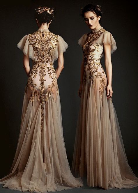 Fantasy Gowns, فستان سهرة, Fantasy Dress, Fan Fiction, Gorgeous Gowns, Beautiful Gowns, Fancy Dresses, A Dress, Dream Dress