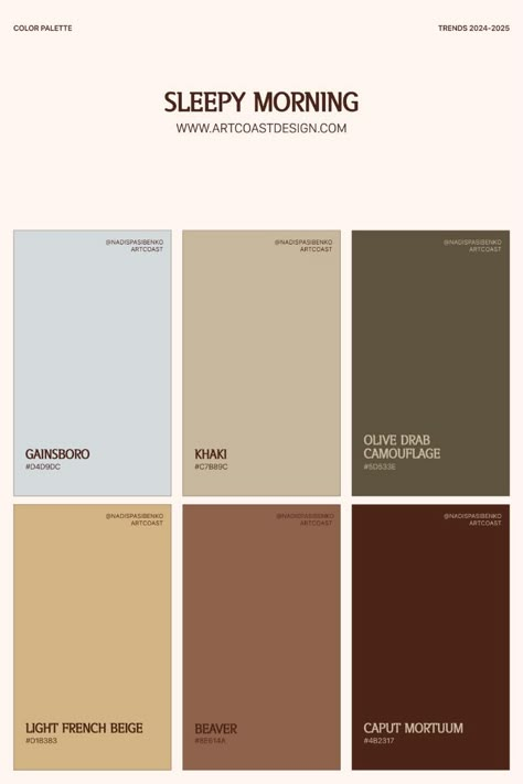 Color Palettes, Trendy Design, Illustrations, Fonts, Procreate Brushes Mushroom Brown Color Palette, Colors That Go With Beige, Coffee Color Scheme, Chocolate Brown Color Palette, Cafe Color Palette, Coffee Color Palette, Large Color Palette, Aesthetic Colour Palette, Cozy Color Palette