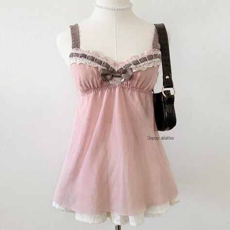 Coquette Babydoll Top, Shoujo Outfits, Babydoll Cami Top, Himekaji Outfits, Shoujo Girl, Good Videos, Babydoll Cami, Princess Fairy, Subscribe My Youtube Channel