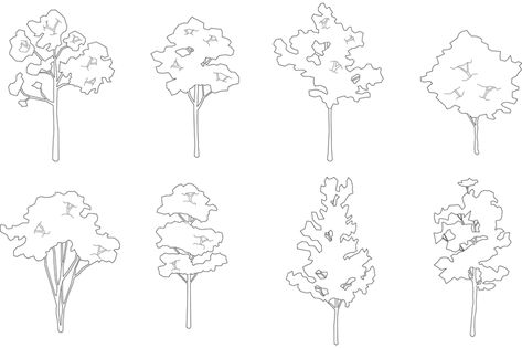 Isometric Architecture Trees Architecture Drawing, Rando Architecture, Isometric Architecture, 2d Isometric, Isometric Drawings, Trees Architecture, Tree Line Drawing, Architectural Trees, Trees Drawing