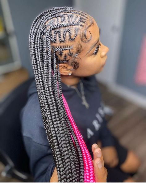 Pin on hair <3 Birthday Braids, Feed Ins, Lay Lay, Feed In Braids, Feed In Braids Hairstyles, Twist Braid, Cute Braided Hairstyles, Box Braids Hairstyles For Black Women, Hairstyle Inspo