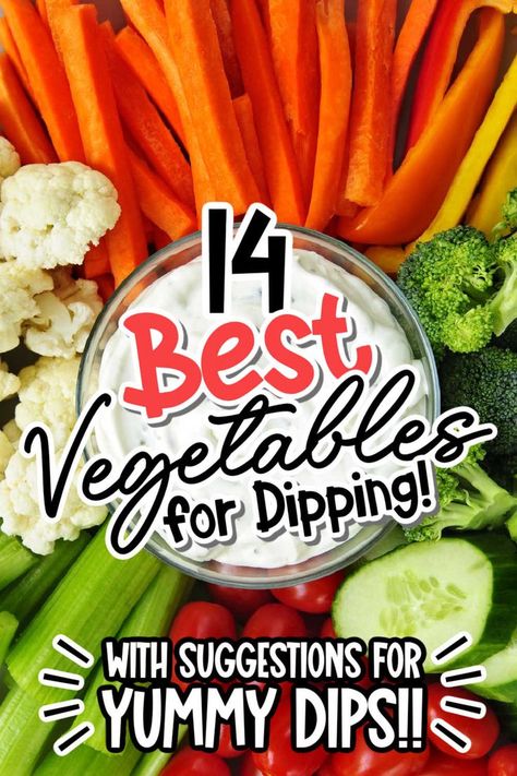 closeup view of vegetable tray with bowl of dip and text overlay. Vegetable Tray Dip, Party Trays Ideas Food Platters, Christmas Veggie Tray, Veggie Dip Recipe, Thanksgiving Veggies, Thanksgiving Vegetables, Dip Recipes Appetizers, Quick Appetizer, Vegetable Dips