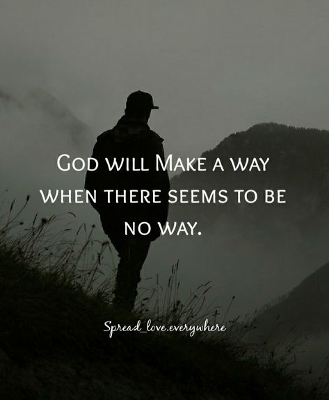 God Makes A Way When There Is No Way, Romanticise Studying, God Will Make A Way, No Way, Bible Verse, Inspirational Words, Bible Verses, Bible, Quotes