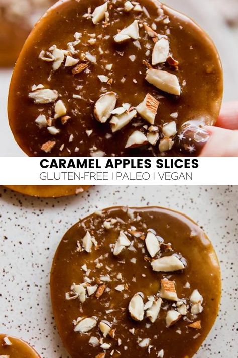 Keto Caramel Apple, Caramel Apple Slices, Paleo Appetizers, Dairy Free Cookies, How To Make Caramel, Chocolate Drizzle, Apple Slices, Food Allergies, Gluten Free Desserts