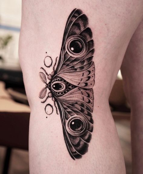 Tattoo | Moth Moth Tattoo Ideas, Traditional Moth Tattoo, Luna Moth Tattoo, Moth Tattoos, Our Mindful Life, Throat Tattoo, Elbow Tattoos, Moth Tattoo, Face Drawing Reference