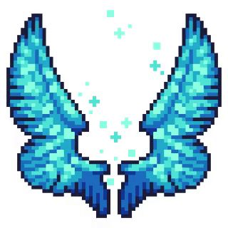 Pixel Wings, Mc Ideas, Grid Patterns, Vaporwave Wallpaper, Pixel Characters, Pixel Color, Pixel Art Tutorial, Easy Pixel Art, Pixel Art Characters