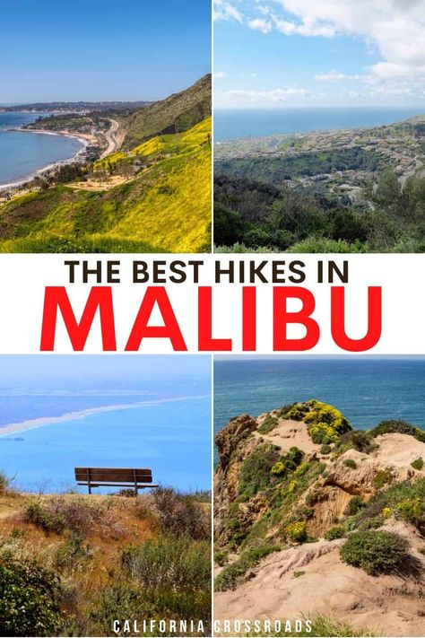 7 Breathtaking Malibu Hikes with Mountain and Coastal Views - California Crossroads Malibu Hikes, Hikes In Los Angeles, Usa Summer, California Hikes, Channel Islands National Park, Santa Monica Mountains, Visit Usa, Hiking Spots, Hiking Destinations