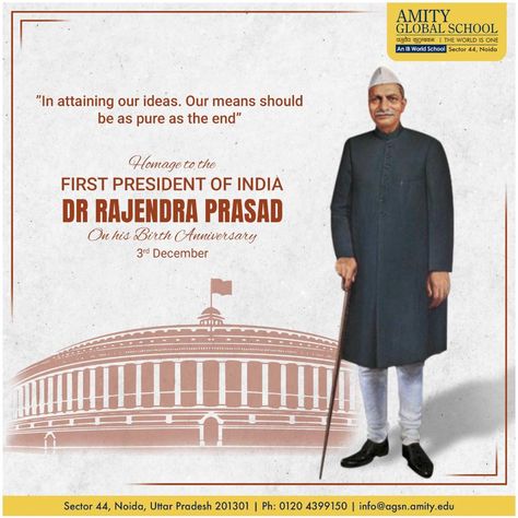 In attaining our ideals, our means should be as pure as the end! - Dr.Rajendra Prasad #DrRajendraPrasad #Jayanti #BharatRatna #AmityGlobalSchoolNoida #AGSN #Alevel #Ibtogether #Aslevel #cambridge #igsce #ALEVELS2022 #generationIB #ibpyp #IBPYPschool #IBSchool #CambridgePrimarySchool #bestibschool #GCSES2022 #ibpyp #ibpypteachers #ibpyplearning #ibpyplearningmethods #PYPX2022 #IBMYP #learning #students Dr Rajendra Prasad, Rajendra Prasad, Learning Methods, Primary School, Cambridge, The End, Pure Products, Quick Saves