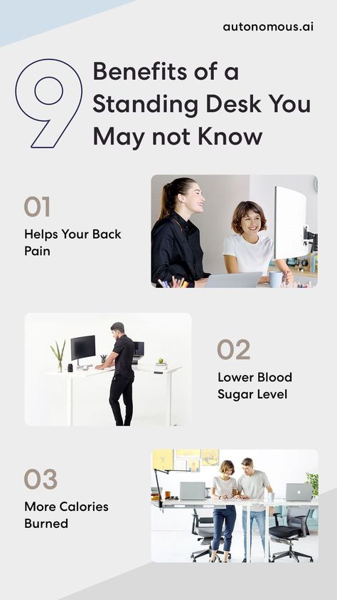 Standing desks have gained popularity over the years, and this has seen their sales increasing and competing with that of conventional desks. The benefits of a standing desk have been studied and cited by many experts. The secret to this office desk’s appeal is how it enables office workers and other professionals to interchange between a sitting and standing position. Stand Up Desk Ideas, Standing Desk Benefits, Standup Desk, Office Tips, Standing Desk Ergonomics, Standing Desk Office, Stand Up Desk, Sit To Stand, Standing Desks