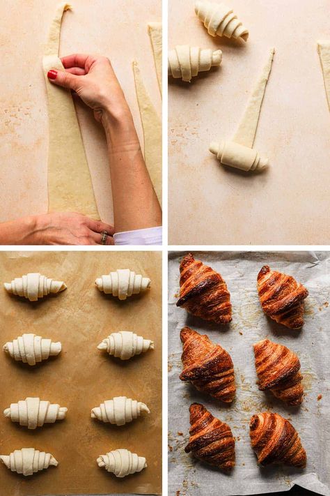 The Best Cornetti, Italian Croissants - One Sarcastic Baker Italian Croissant, Italian Cornetto, Brioche Dough, Fairy Cakes, Flaky Pastry, Bread Basket, Instant Yeast, Bread Rolls, Yeast