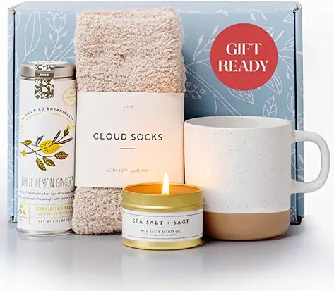 Amazon.com : wellness gift baskets Lemon Ginger Tea, Birthday Care Packages, Spa Items, Organic Gifts, Gift Baskets For Women, Tea Gift Sets, Bath Gift Set, Gift Boxes For Women, Candle Cards