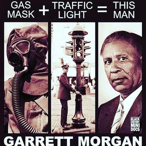 #garrettmorgan Garret Morgan, African American Inventors, African American History Facts, Black Fact, Gas Masks, By Any Means Necessary, Black Knowledge, History Education, We Are The World