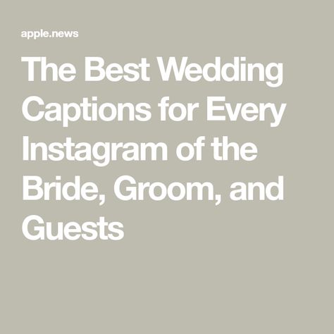 The Best Wedding Captions for Every Instagram of the Bride, Groom, and Guests Wedding Picture Ideas Funny, Captions For Wedding Pictures, Wedding Pictures Aesthetic, Army Wedding Pictures, Wedding Guest Captions, Umbrella Wedding Pictures, Wedding Picture Backdrop, Sister Wedding Pictures, Family Wedding Pictures