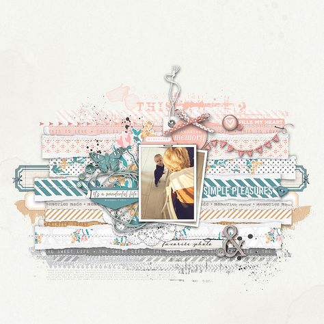 Boy Scrapbook Layouts, Katie Pertiet, Scrapbook Design Layout, Scrapbook Design, Scrap Ideas, Scrapbooking Inspiration, Scrapbook Templates, Wonderful Life, Scrapbook Inspiration