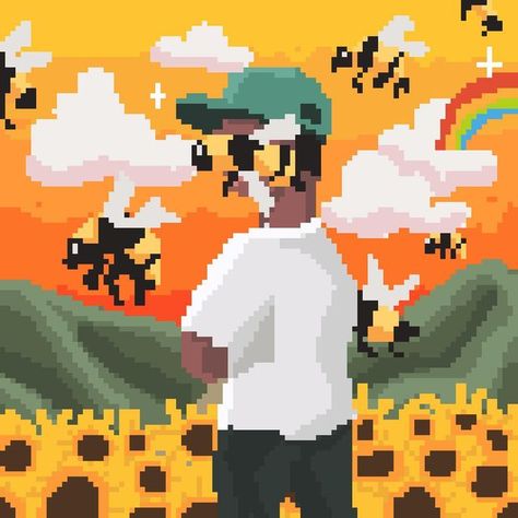 klaks on Instagram: "Imagine if your FAVOURITE albums were made in MS Paint 🌻♊️🧒🏾 Post with @kidsseecacti #flowerboy #tylerthecreator #geminirights #stevelacy #goodkiddmaddcity #kdot #herloss #drake #jcole #2014foresthillsdrive #metroboomin #kanyewest #ye #biggiesmalls #tameimpala #currents #saturation #brckhmptn" K Dot, Painted Post, Ms Paint, Steve Lacy, Biggie Smalls, Imagine If, Tame Impala, J Cole, Flower Boys