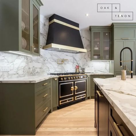 Benjamin Moore Tate Olive kitchen cabinets paint review Benjamin Moore Tate Olive, Olive Benjamin Moore, Olive Kitchen Cabinets, Olive Paint Color, Tate Olive, Olive Paint, B&q Kitchens, Benjamin Moore Kitchen, Olive Kitchen