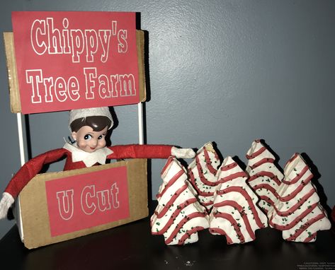 Elf Tree, Elf Magic, Elf Christmas Tree, Little Debbie, Xmas Elf, Elf Antics, Elf Fun, Christmas Preparation, Farm Ideas