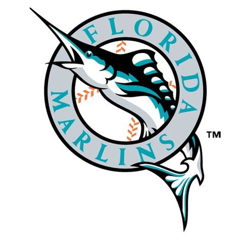 screenshot Marlins Baseball, Baseball Teams Logo, Mlb Team Logos, Sport Logo Design, Florida Marlins, Mlb Logos, Sports Team Logos, Miami Marlins, Mlb Teams