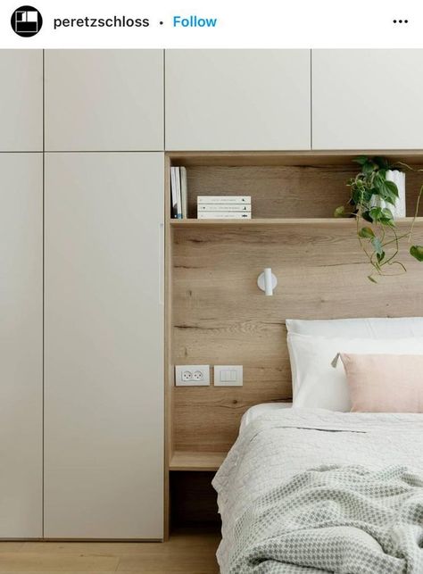 Wardrobe Beside Bed, Built In Wardrobe Around Bed, Built In Headboard Wall, Wardrobe Around Bed, Modern Bedroom Wardrobe Design, Wardrobe Behind Bed, Modern Bedroom Wardrobe, Bed With Wardrobe, Bedroom Built Ins