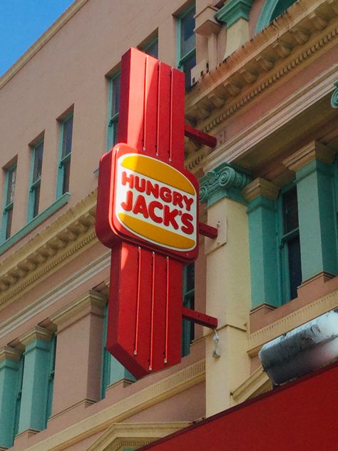 Hungry Jacks Aesthetic, Jacks Aesthetic, Hungry Jacks, Broadway Show Signs, Broadway Shows, Neon Signs, Neon