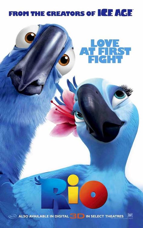 LOVE THIS MOVIE Rio 2011, Rio Movie, Animated Movie Posters, George Lopez, Leslie Mann, Film Disney, See Movie, Childhood Movies, Retro Video