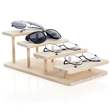 Sunglasses Rack, Eyeglasses Display, Collection Shelf, Rak Display, Step Shelves, Props Storage, Glasses Display, Doll Storage, Sunglasses Display