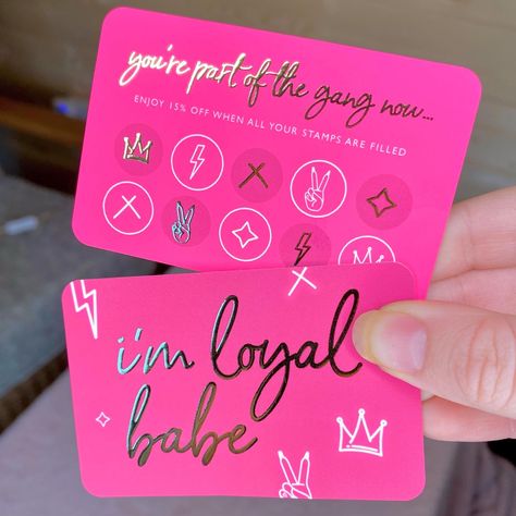 Pink And Gold Spa Room, Esthetician Loyalty Card, Loyality Cards Design, Lash Loyalty Card Design, Loyalty Cards Ideas Business, Cash App Card Design Ideas Baddie, Nail Loyalty Card, Cash Card Design Ideas, Loyalty Cards Ideas