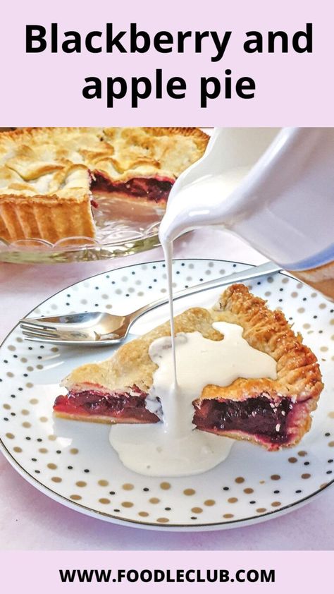 Apple And Blackberry Pie, Blackberry Apple Pie, Apple Blackberry Pie, Desert Pies, James Martin Recipes, Bramley Apple, Blackberry Pie, Blackberry Recipes, My Granny