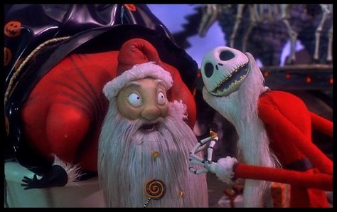 Sandy Claws and Jack Skellington Christmas Trivia Quiz, Jack Skellington Santa, Kids Christmas Movies, Nightmare Before Christmas Movie, Christmas Movies List, Nightmare Before Christmas Characters, Jack The Pumpkin King, Tim Burton Art, Spooky Stuff