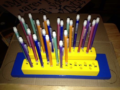 Students put their pencil in its spot every time we leave the classroom.  Stop pencil loss! Parking Lot Classroom, Pencil Parking Lot Classroom, Beginning Of School, Elementary Education, Teaching Tips, Parking Lot, Classroom Management, The Classroom, Classroom Decor