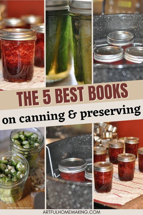 Canning Books, Canning And Preserving, Pantry Inspiration, Preserve Food, Home Canning, The Best Books, Dehydrator Recipes, Best Books, Preserving Food