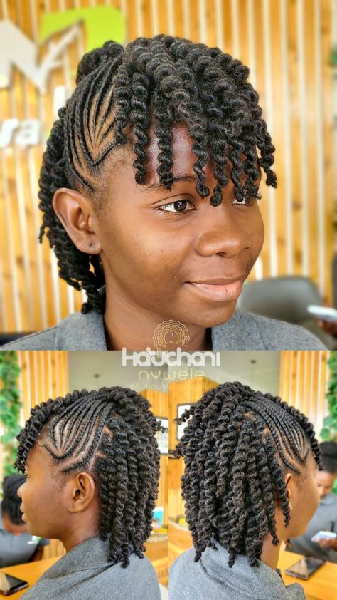 Natural Hair Flat Twist Styles Short, Natural Cornrow Hairstyles For Kids, School Cornrows, Plaiting Natural Hair Styles, Natural Hair Plaits Hairstyles, Natural Hair Styles Easy 4c, Short Twists Natural Hair, Natural Hair Flat Twist, Hair Braiding Styles