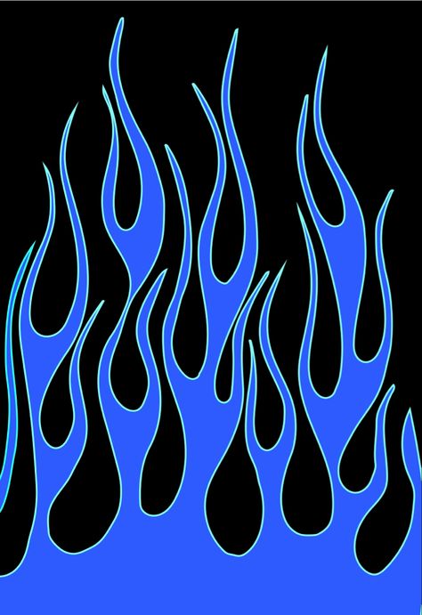 Blue Flames Drawing, Drawing Flames, Arrow Stencil, Black And Blue Wallpaper, Photo Frame Wallpaper, Flame Art, Floor Jack, Iconic Wallpaper, Fire Flame