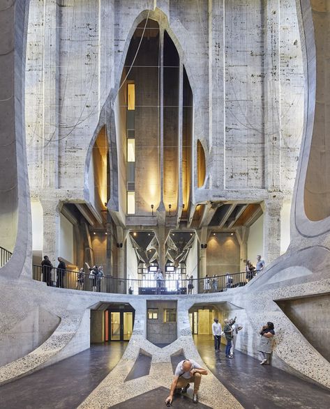 Zeitz Mocaa, Cultural Museum Architecture, Contemporary Art Museum Architecture, Modern Museums Architecture, South Jamaica Queens, Mahanakhon Tower, Futuristic Museum Interior, Science Museum Architecture, London Aquatics Centre