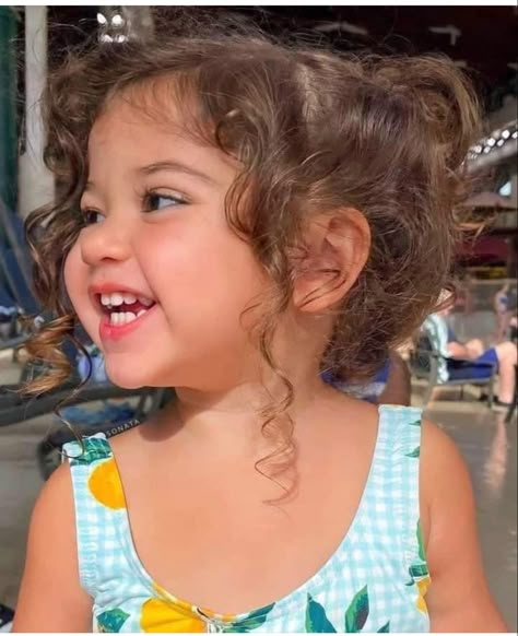 Curly Hair Baby, Cosplay Kids, Brown Curly Hair, Girl With Brown Hair, Brown Hair Brown Eyes, Future Mommy, Foto Baby